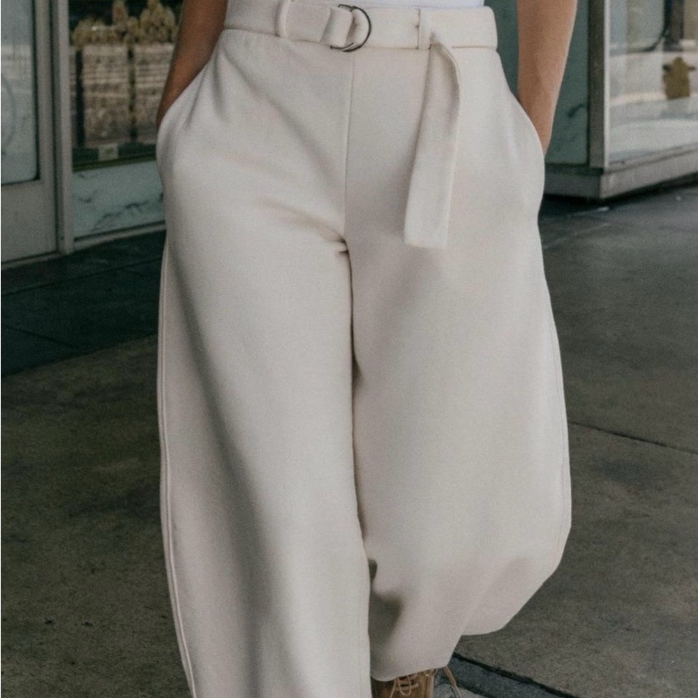 Zara Elegant White Women's pant